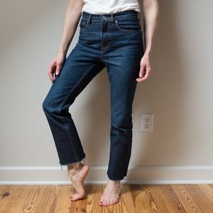Everlane kick crop jean
